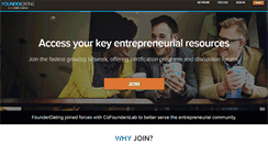 Desktop Screenshot of members.founderdating.com